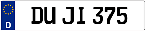 Truck License Plate